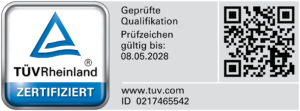 TÜV Zertifikat